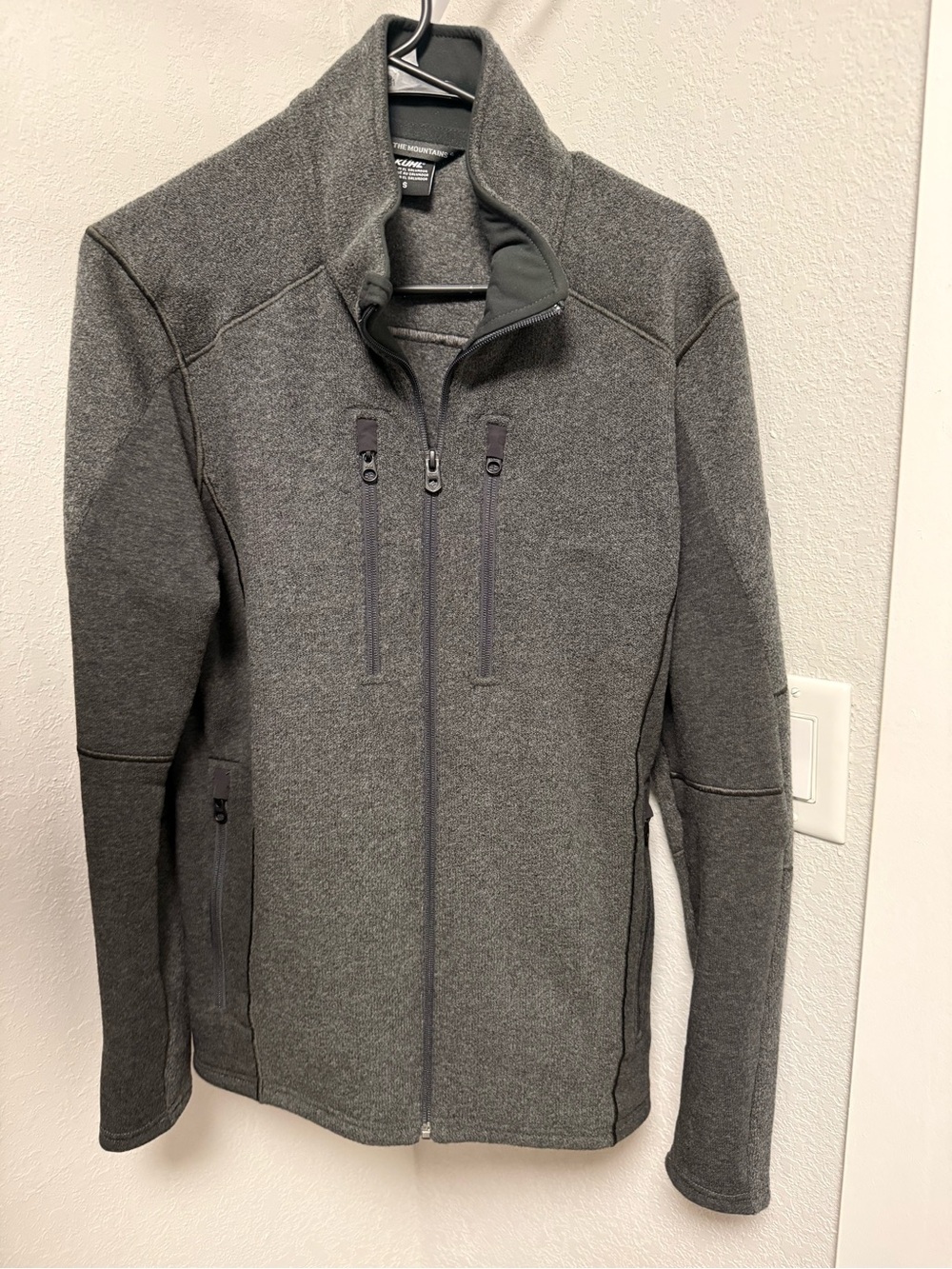 Kuhl Men's Charcoal Full-Zip Sweater